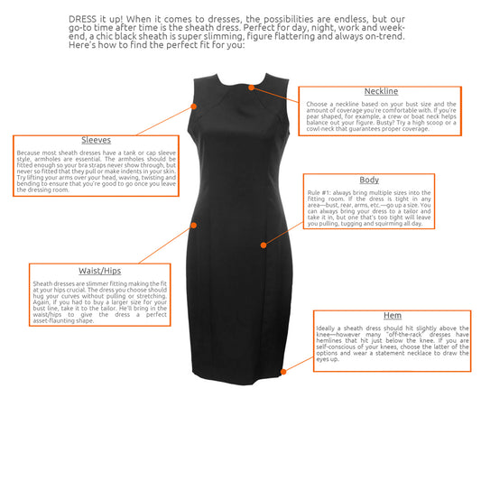 FIT & FLATTERY: PLUS SIZE SHEATH DRESS GUIDE