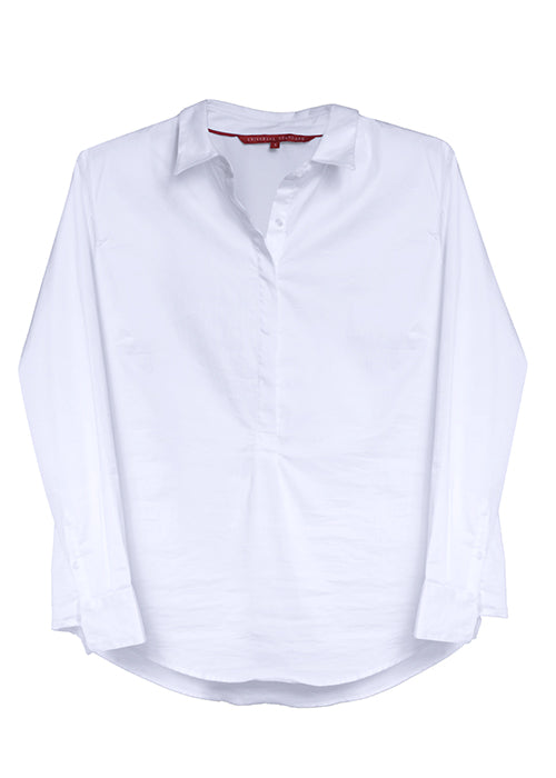 Elbe White Button Down