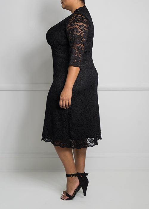 Scalloped Boudoir Dress