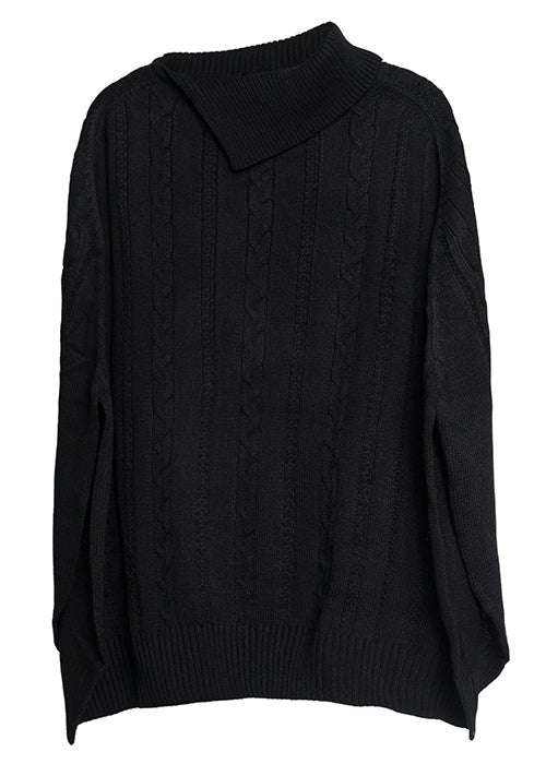 Knit Cape, Black