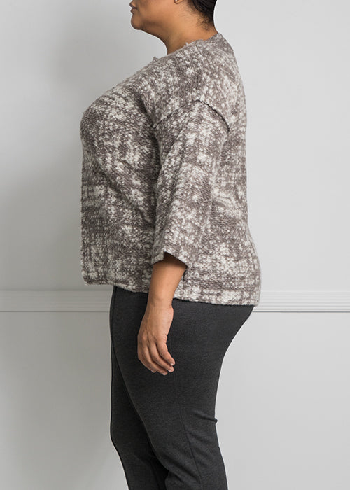 Boucle Snap Front Cardi